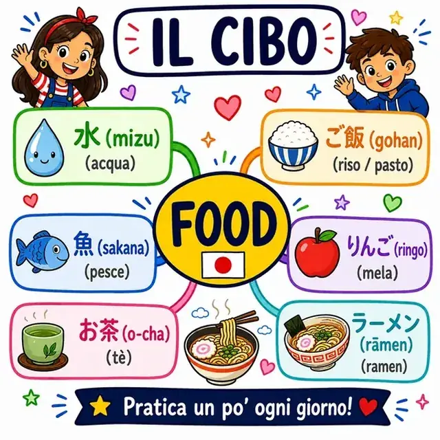 Mappa mentale: Cibo