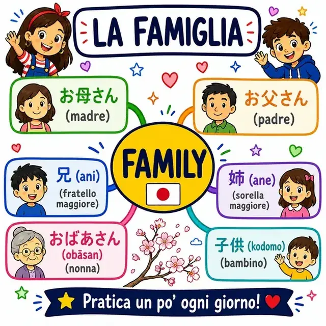 Mappa mentale: Famiglia
